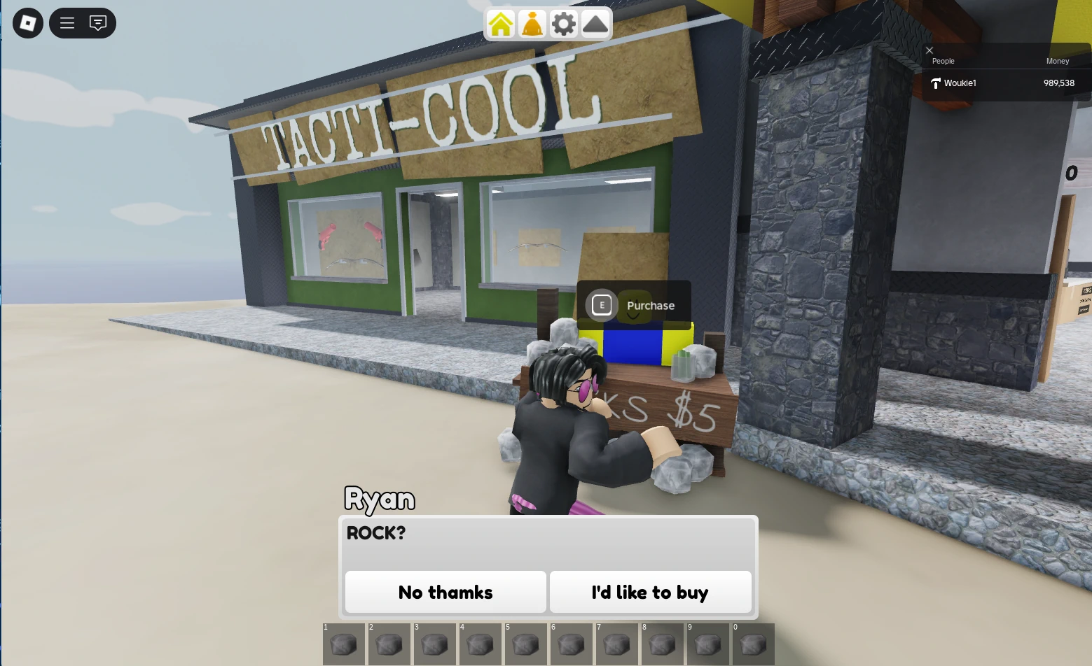 ROCK? dialogue